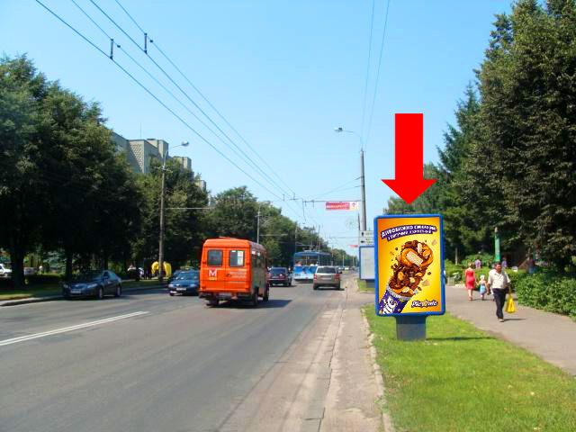 Сітілайт 1.2x1.8,  Киевская ул., 4, напротив Укрэксимбанка