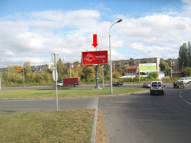 Щит 6x3,  Киверцовская ул., кольцо, съезд с моста