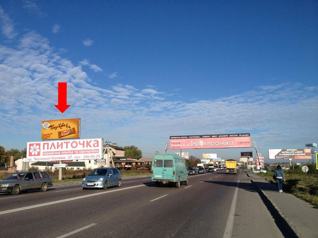 Щит 6x3,  Окружная дорога, с. Зимна Вода, возле супермаркетов "Эпицентр", "METRO", верхний