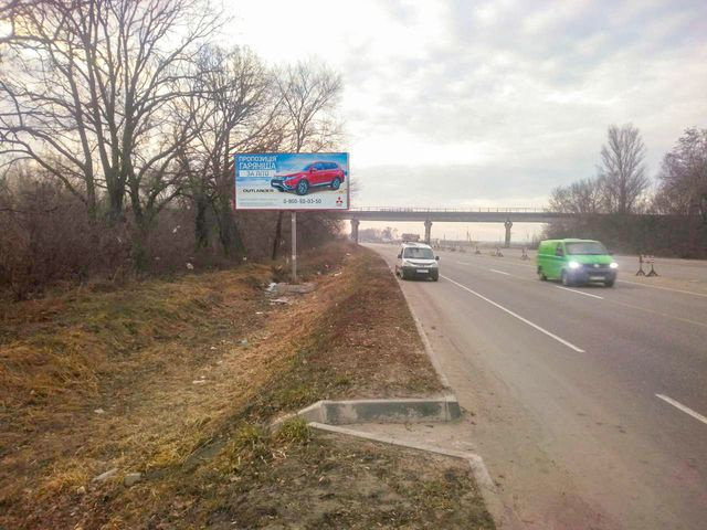 Щит 6x3,  Трасса Киев-Одесса (М-05), пгт Гребенки, (2), выезд из города в сторону Одессы, Белой Церкви