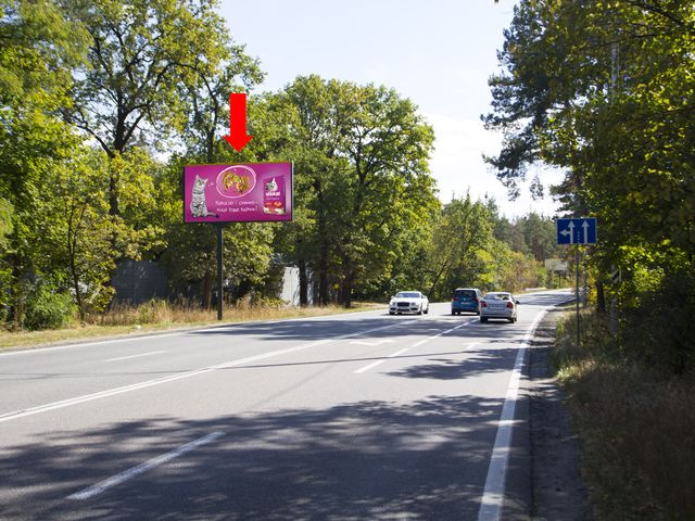 Щит 6x3,  Столичное шоссе ул., перед светофором, напротив Олимпийского мишки,  из центра