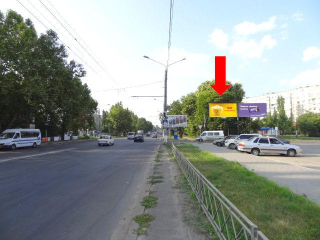 Щит 6x3,  Героев Сталинграда пр., 13, возле ТРЦ "Магеллан", супермаркетов "Таврия В", "Эльдорадо", из центра, левая