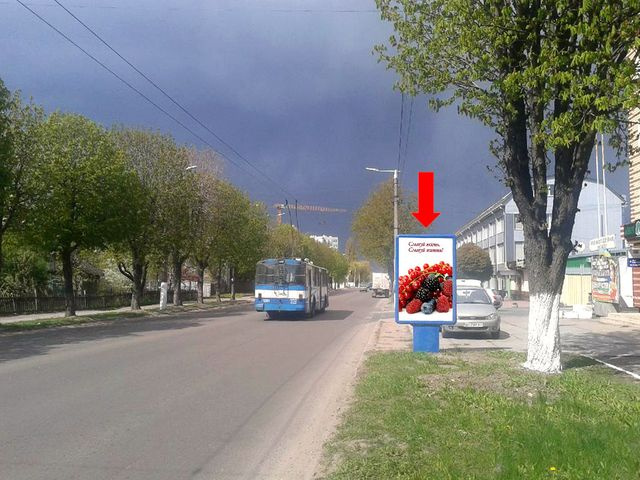 Сітілайт 1.2x1.8,  Витрука ул., 9В, возле супермаркетов "Олди","Эльдорадо" и "Фуршет"