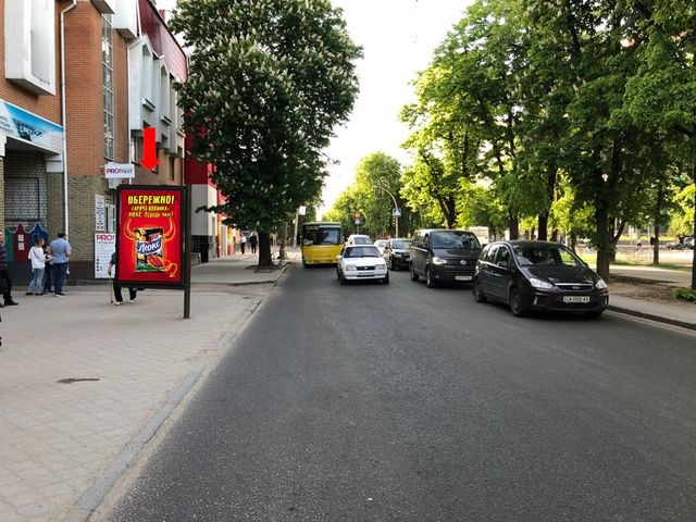 Сітілайт 1.2x1.8,  Шевченко бул., 276, напротив ДК "Дружбы Народов", в центр