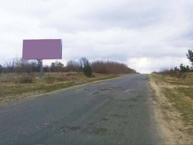 Щит 6x3,  пгт Турийск, со стороны Владимир-Волынского