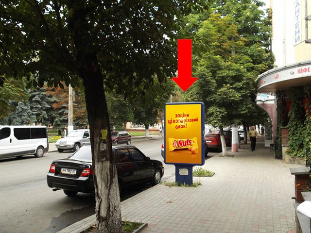 Сітілайт 1.2x1.8,  Покровская ул. (бывш. ул. Щорса) ул., 4 / ул. Киевская, возле магазина "Радиодетали"