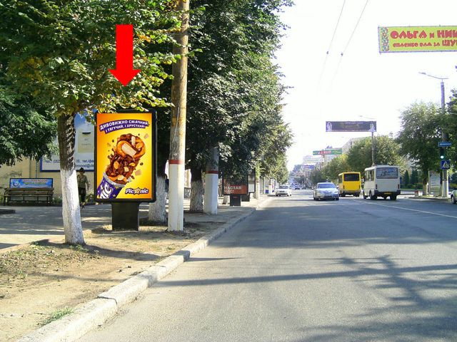 Сітілайт 1.2x1.8,  Б. Перспективная ул. (бывш. Маркса ул.), 46/91, возле ТЦ "DEPOt Center", супермаркетов "АТБ", "Prostor"