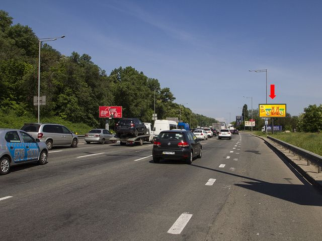 Скролл 6x3,  Надднепрянское шоссе, 300 м. до моста Патона, в центр