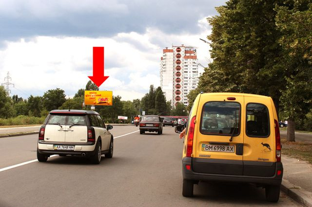 Щит 6x3, Закревского ул., 2А, в сторону Маяковского пр. Щит 6x3, Закревского ул., 2А, в сторону Маяковского пр.