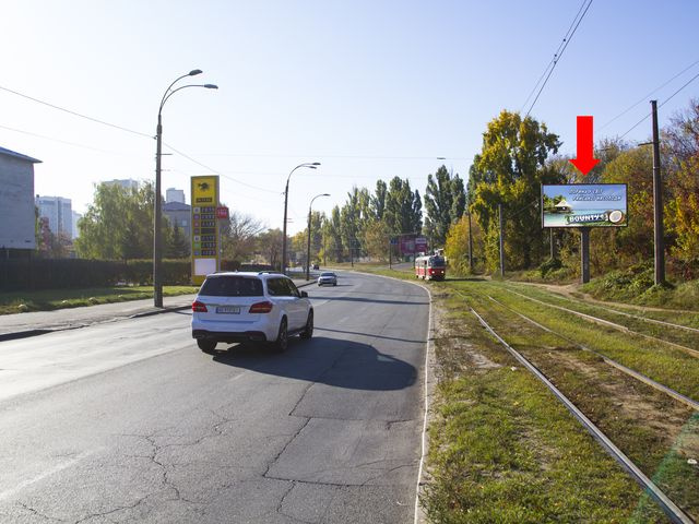 Щит 6x3,  Василенко ул. - ул. Выборгская, в сторону бул. Гавела (бывш. Лепсе)