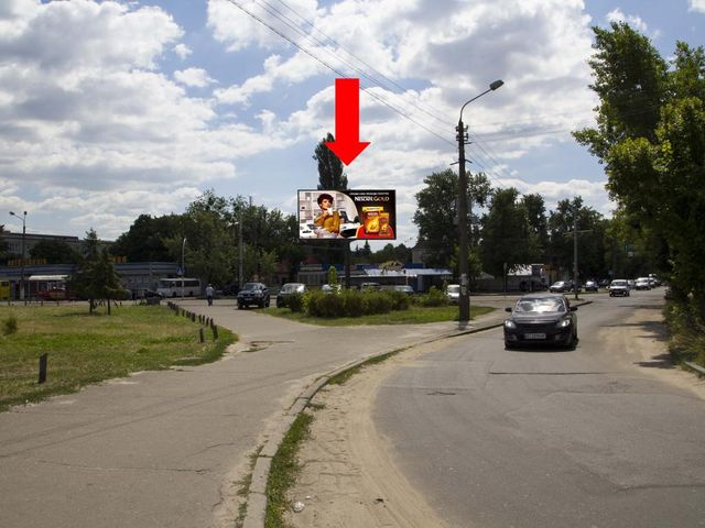Щит 6x3,  Попудренка ул. - Магнитогорская ул., в сторону ст.м. "Лесная"