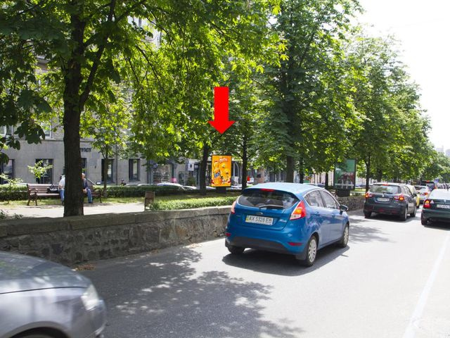 Сітілайт 1.2x1.8,  Антоновича ул. (бывш. Горького ул.), 1, в сторону ул. Саксаганского