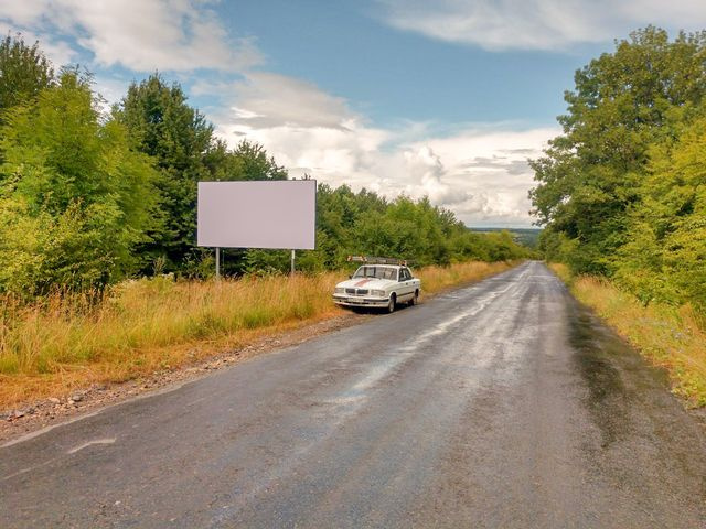 Щит 6x3,  выезд из города