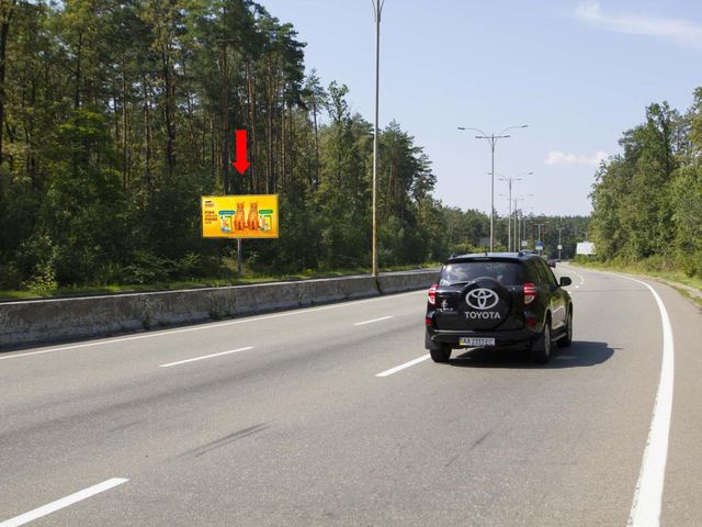 Щит 6x3,  Большая Кольцевая дорога,700 м. до Пущи Водицы, ул. Городская