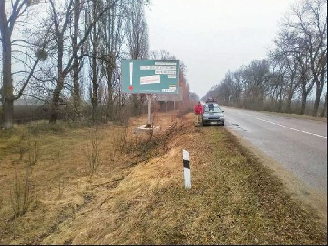Щит 6x3,  выезд из города в сторону Ржищева