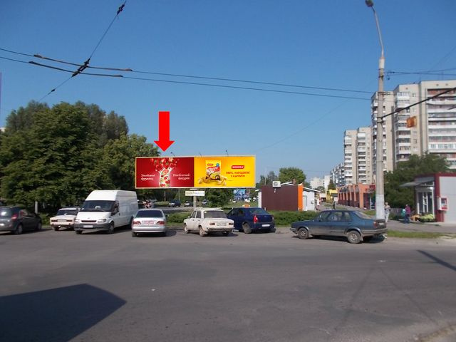 Призма 6x3,  Широкая ул., 68 / Субботовская ул.,  возле супермаркета "АТБ", рынка "Левандовский", левая