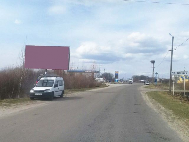 Щит 6x3,  пгт Старая Выжевка, въезд со стороны Ратно