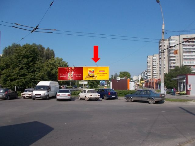 Призма 6x3,  Широкая ул., 68 / Субботовская ул.,  возле супермаркета "АТБ", рынка "Левандовский", правая