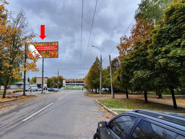 Щит 6x3,  Космонавтов ул. 2 - ул. 23 августа, в центр