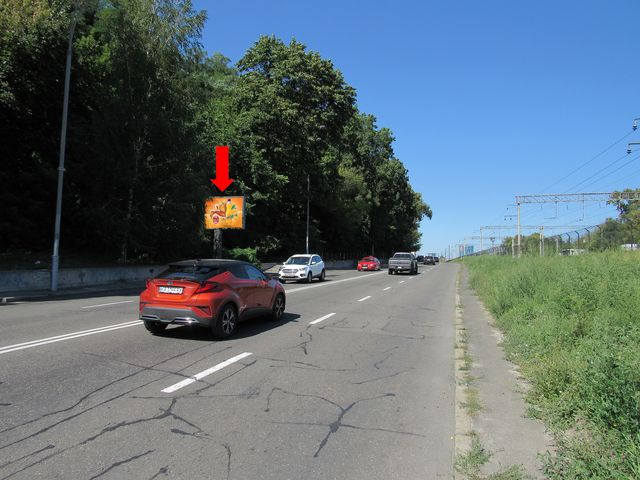 Щит 3.14x2.3,  Гринченко ул., в сторону ул. Протасов Яр