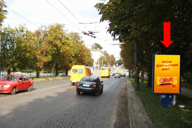 Сітілайт 1.2x1.8,  Русская ул., возле парка "Топильче", дамба, в центр