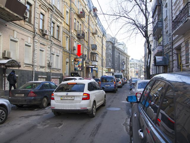 Сітілайт 1.2x1.8,  Гончара ул. 31/28 - Ярославов Вал, в сторону пл. Победы