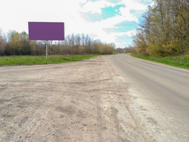Щит 6x3,  выезд в сторону Бучачи