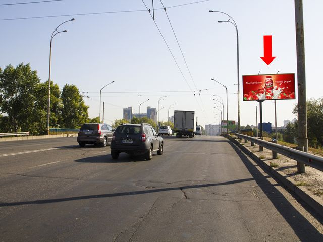 Щит 6x3,  Полярная ул., перед мостом, в сторону супермаркета "Эпицентр", ул. Богатырской