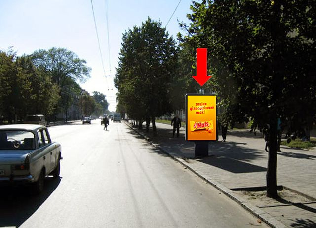 Сітілайт 1.2x1.8,  Киевская ул., 75, возле "Центра переводов", ломбарда "Благо"