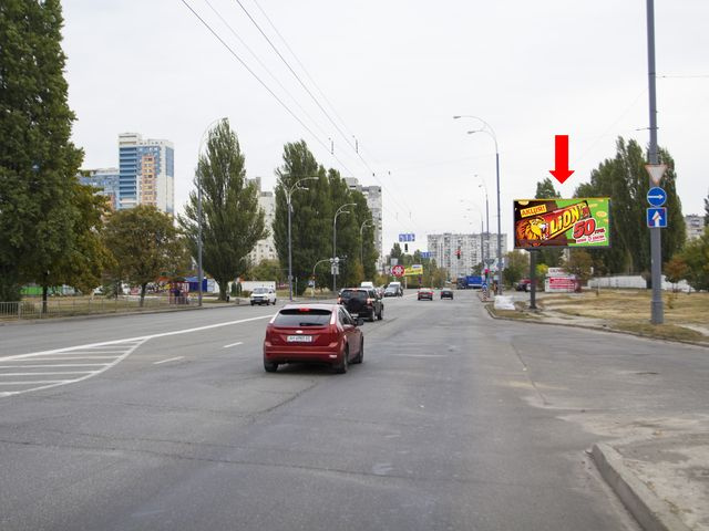 Призма 6x3,  Полярная ул. 16 - напротив заезда в супермаркеты "Эпицентр", "Сильпо", в сторону ул. Богатырской