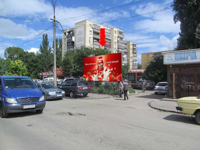 Щит 6x3,  Джамбула ул., 78 / ул. Бородина, возле рынка