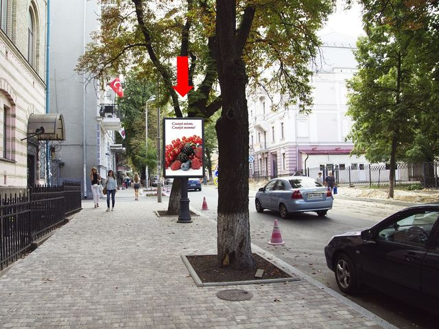 Сітілайт 1.2x1.8,  Ярославов Вал ул., 40, в направлении Владимирской ул.