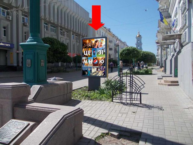 Сітілайт 1.2x1.8,  Соборная ул., возле салона "Анжелина"
