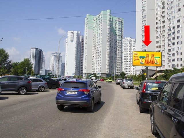Щит 6x3,  Чавдар ул., 7, в сторону Днепровской наб., пр. Бажана
