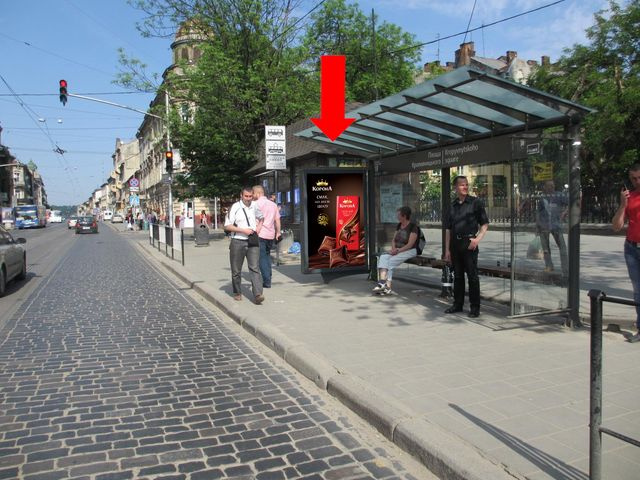 Сітілайт 1.2x1.8,  Городоцкая ул., 98, навпротив, в центр
