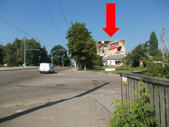 Щит 6x3,  Чудновская ул. (бывш. ул. Черняховского), 44 / ул. Пионерская, из центра
