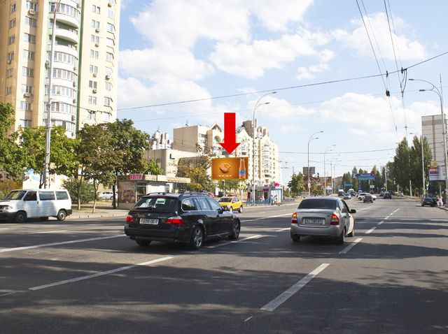 Щит 6x3,  Героев Сталинграда пр., 22, в сторону Малиновского. ул.