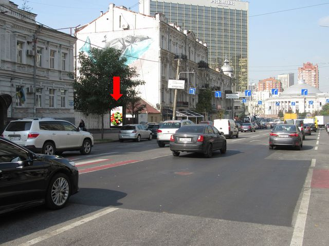 Сітілайт 1.2x1.8,  Саксаганского ул. 143, в сторону пл. Победы