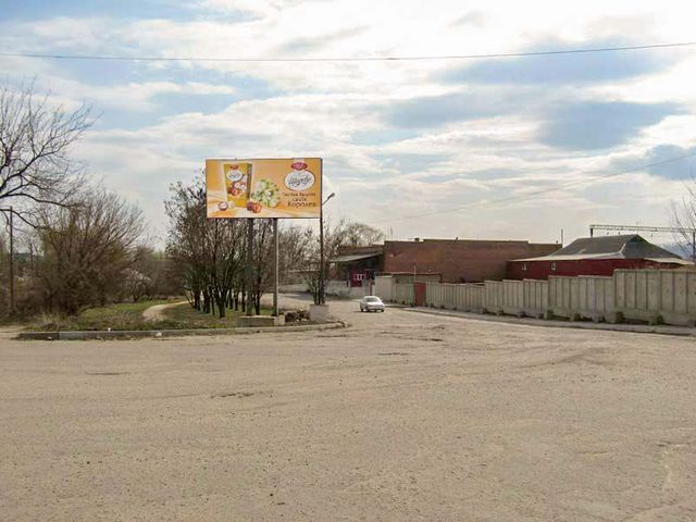 Щит 6x3,  пгт Купянск-Узловой, въезд, магазин продукты, церковь