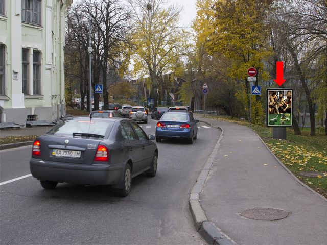 Сітілайт 1.2x1.8,  Парковая дорога ул., 3/5, перед КВЦ "Парковый", в сторону ул. Грушевского, Европейской пл.