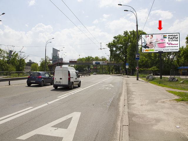 Щит 6x3,  Освободителей пр., 17, возле супермаркетов "Фокстрот" и "Эльдорадо", в сторону пр. Броварского