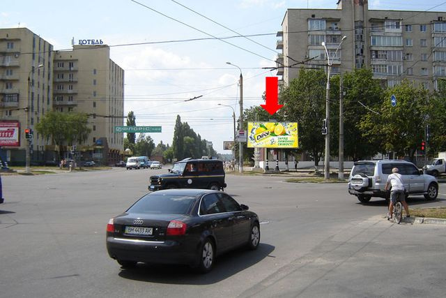 Призма 6x3,  Харьковская ул. / Прокофьева ул., в сторону 20-летия Победы ул.