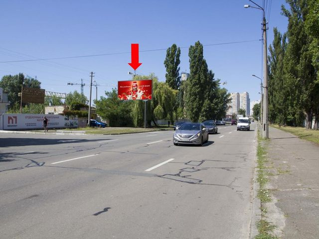 Щит 6x3,  Сортировочная ул. - ул. Клеманская, в сторону Дарницкого шоссе