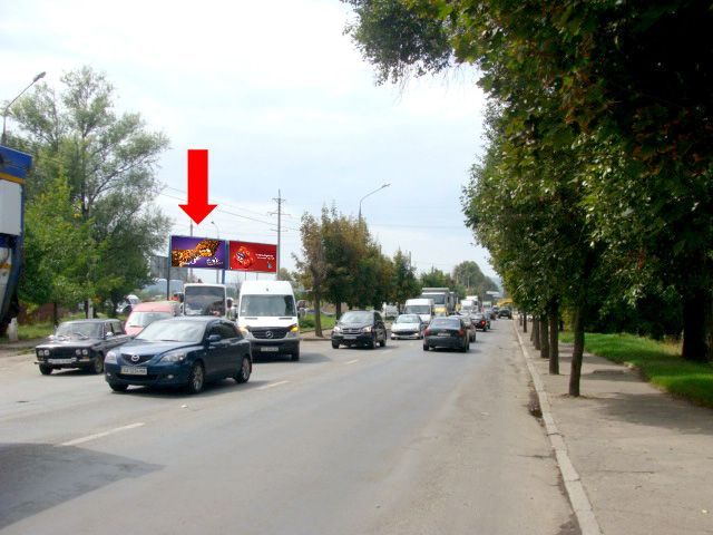 Щит 6x3, Калиновская ул. / Хотинская ул., транспортная развязка, левый, в центр Щит 6x3, Калиновская ул. / Хотинская ул., транспортная развязка, левый, в центр