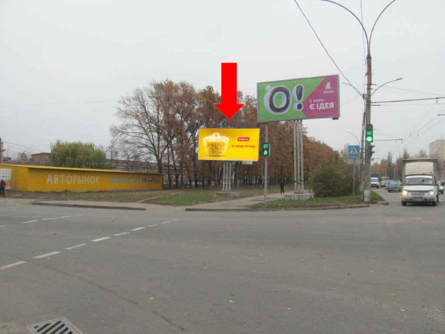 Щит 6x3,  Харьковская ул. / Линейная ул., из центра