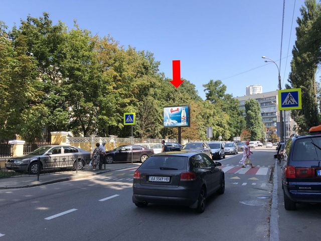 Скролл 3.14x2.3,  Новогоспитальная ул. (бывш. Щорса пер.), 24б, в сторону бул. Украинки