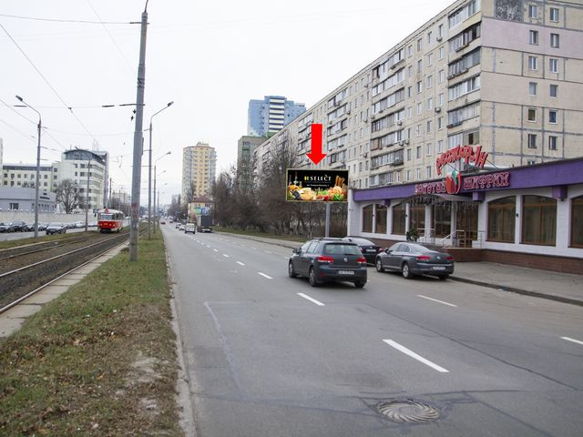 Щит 6x3,  Автозаводская ул. 41, ресторан "Золотой шафран", в сторону ул. Луговая