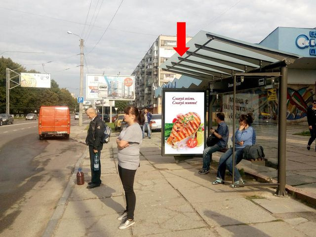 Сітілайт 1.2x1.8, Великого В. ул., 26, возле McDonald's, супермаркета "Сильпо", ТЦ "Океан" Сітілайт 1.2x1.8, Великого В. ул., 26, возле McDonald's, супермаркета "Сильпо", ТЦ "Океан"