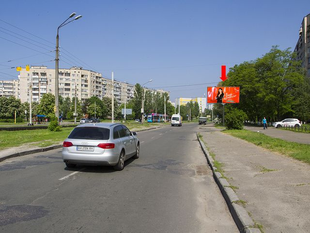 Щит 6x3, Симиренко ул., 5 - ул. Григоровича Барского, в сторону рынка "Днипро", пр. Курбаса Щит 6x3, Симиренко ул., 5 - ул. Григоровича Барского, в сторону рынка "Днипро", пр. Курбаса