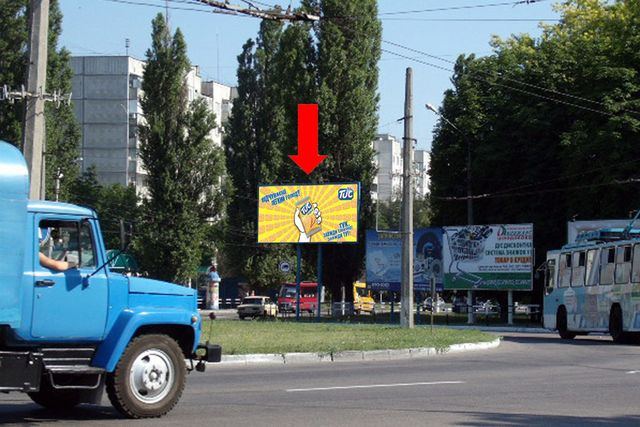 Щит 6x3, Украинки Л. пр. (бывш. 50-летия Октября пр.), возле Пивзавода Щит 6x3, Украинки Л. пр. (бывш. 50-летия Октября пр.), возле Пивзавода